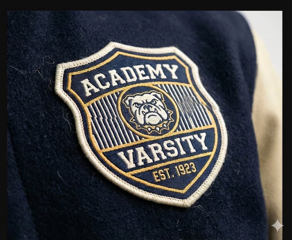 Woven crest chest patch