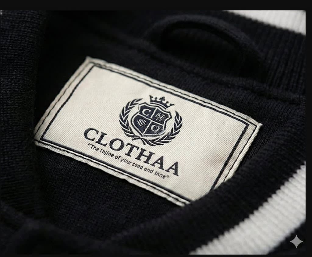 Woven neck label example