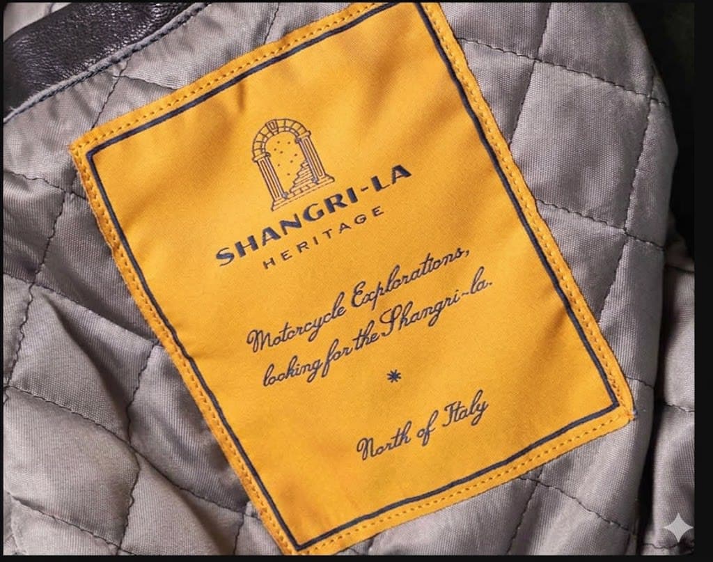 Inside label sewn in jacket